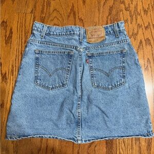 Levi's Light Blue Denim Skirt 551